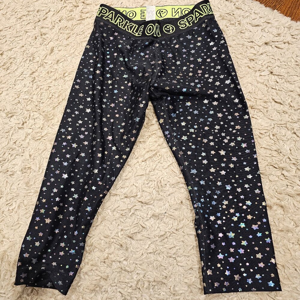 Zumba Sparkle Capris Size M